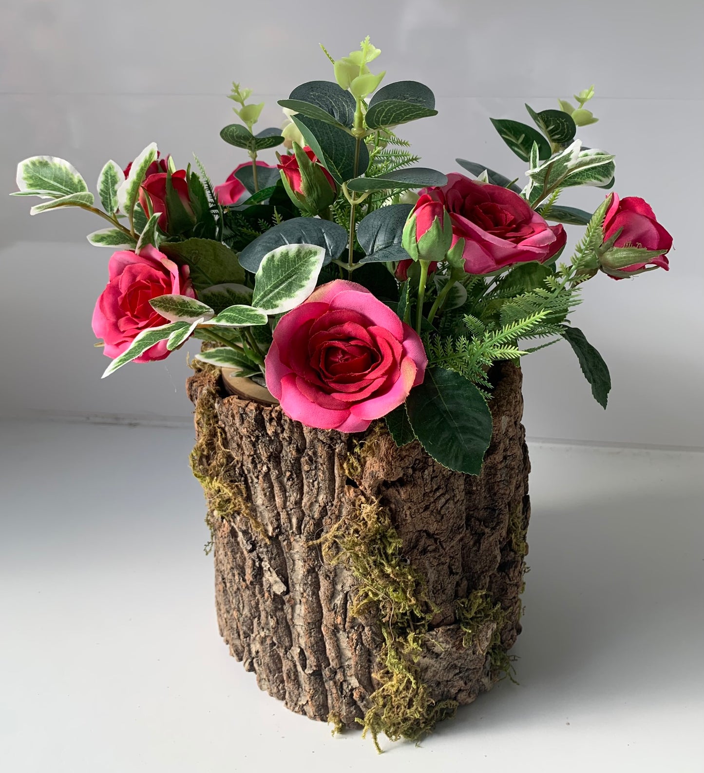 Rustic Roses Flower Arrangement