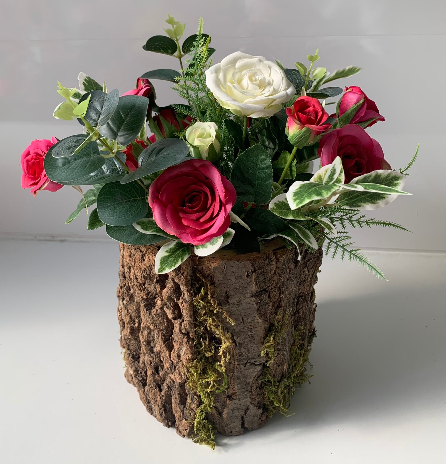 Rustic Roses Flower Arrangement