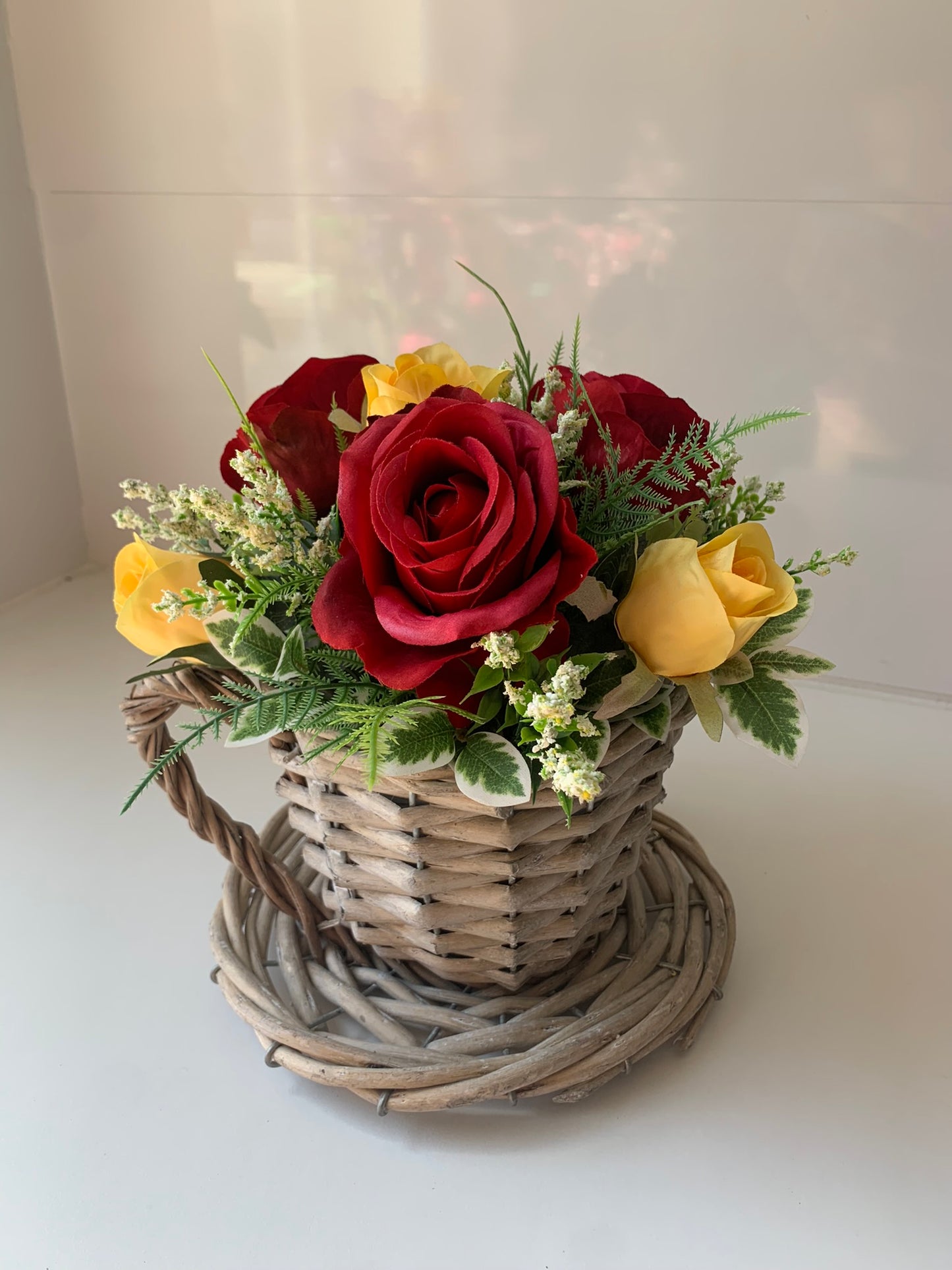 Teacup of Roses Floral Arrangement