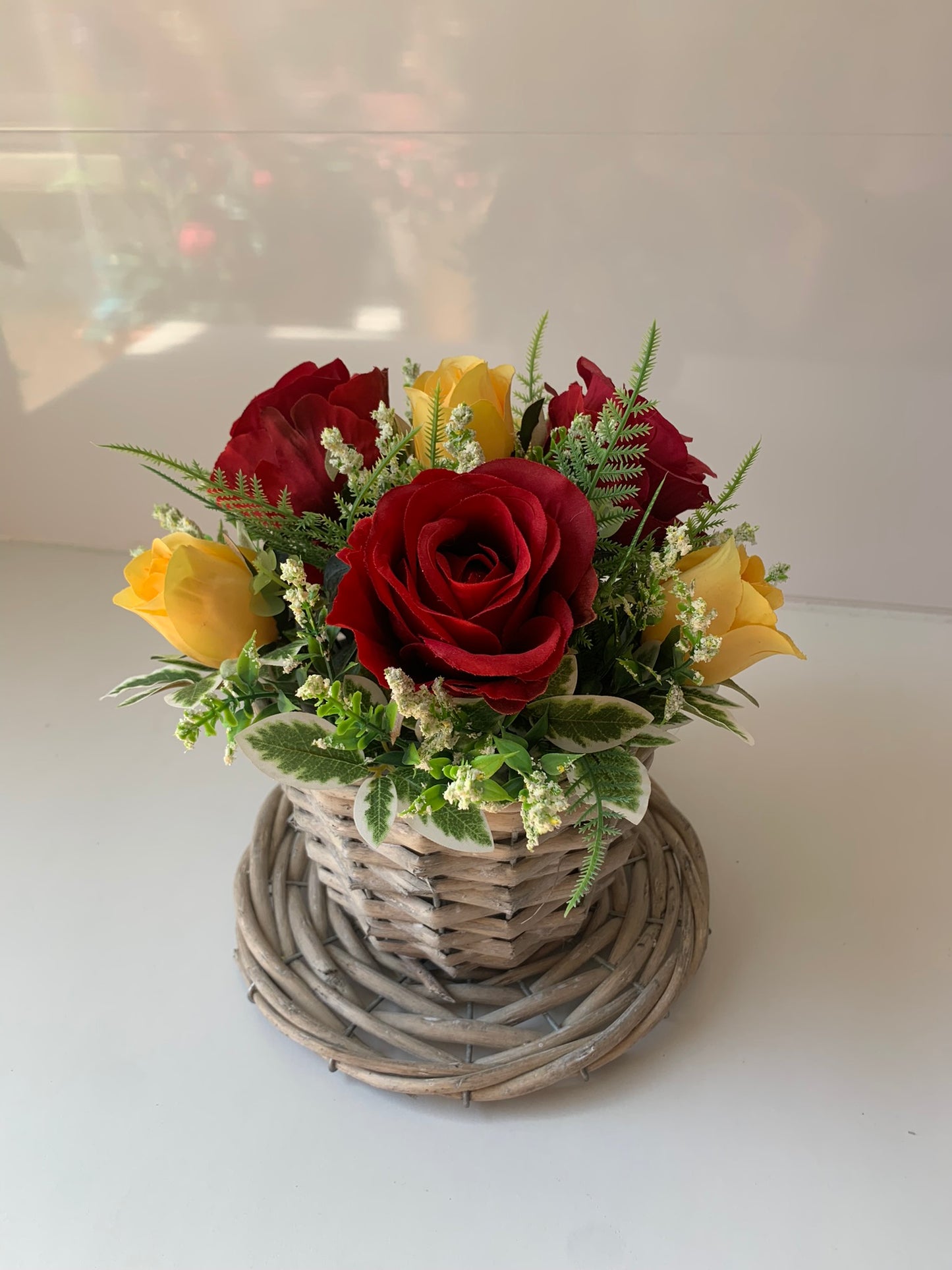 Teacup of Roses Floral Arrangement