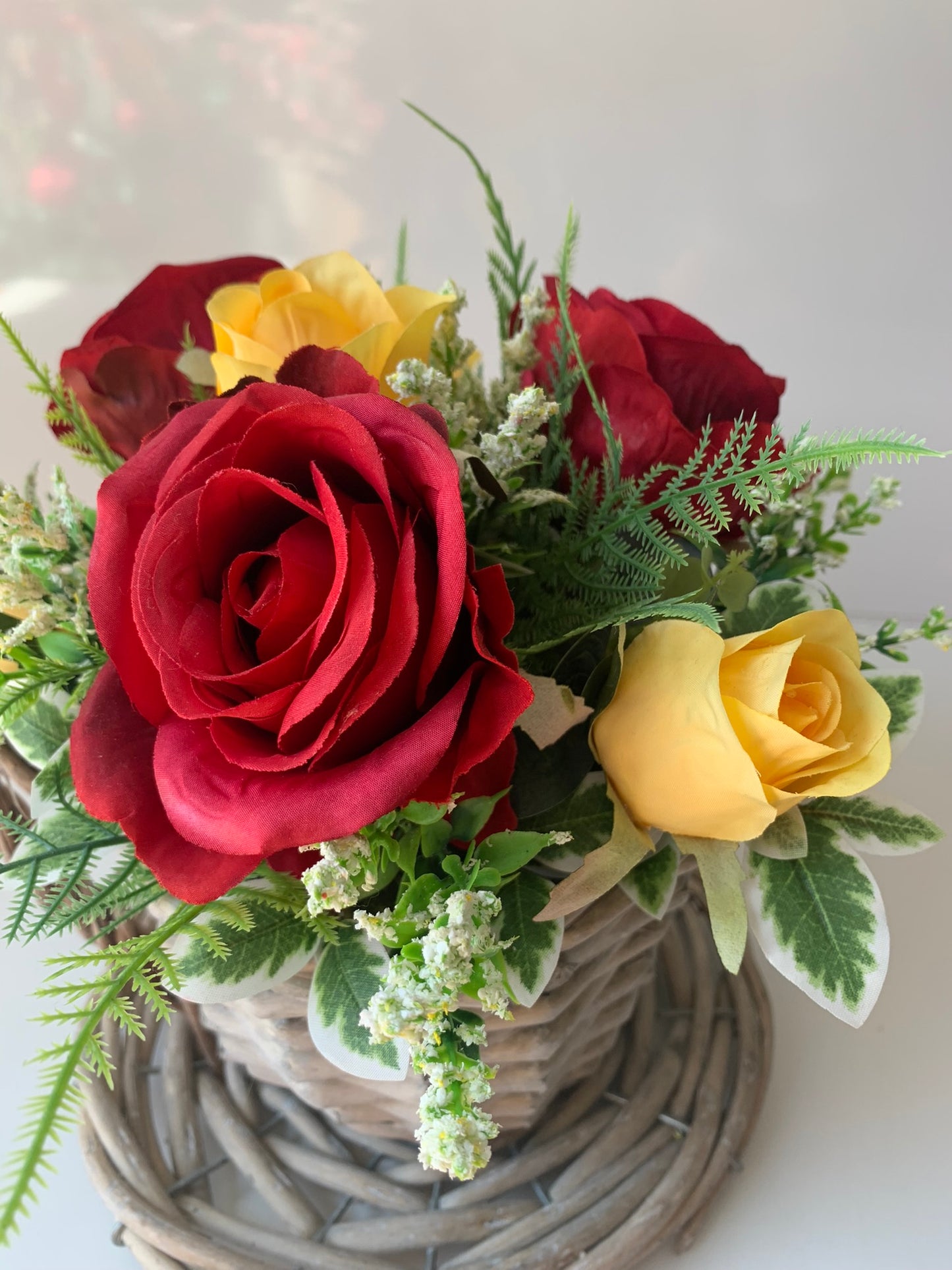 Teacup of Roses Floral Arrangement