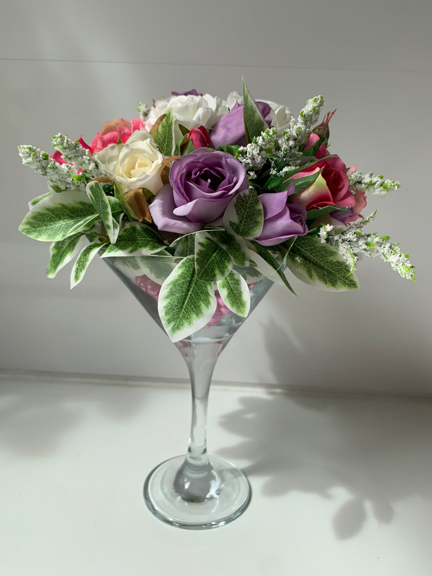 Martini Glass Arrangement