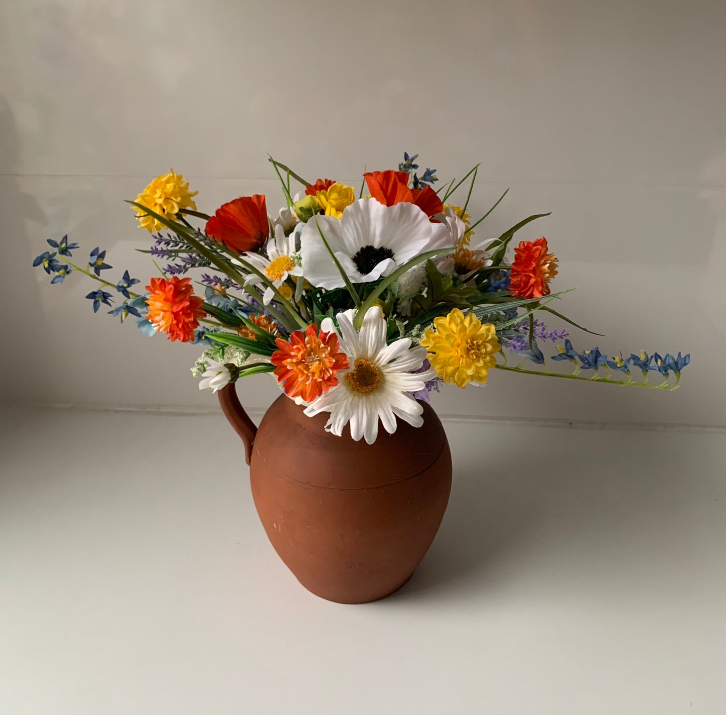 Wildflower Ceramic Jug Vase