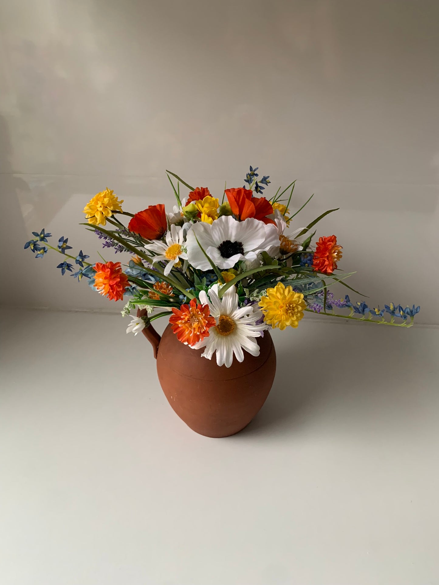 Wildflower Ceramic Jug Vase