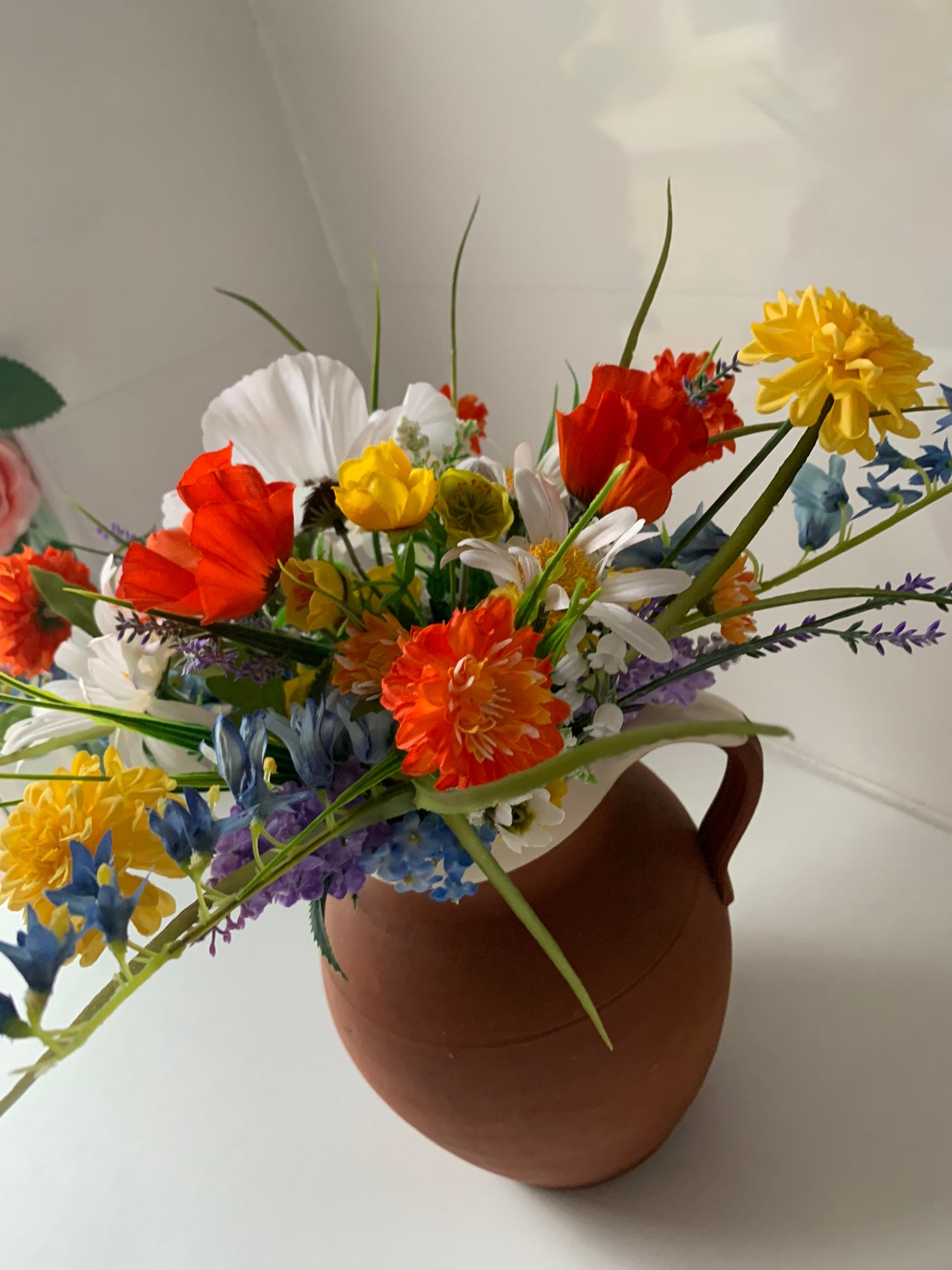 Wildflower Ceramic Jug Vase