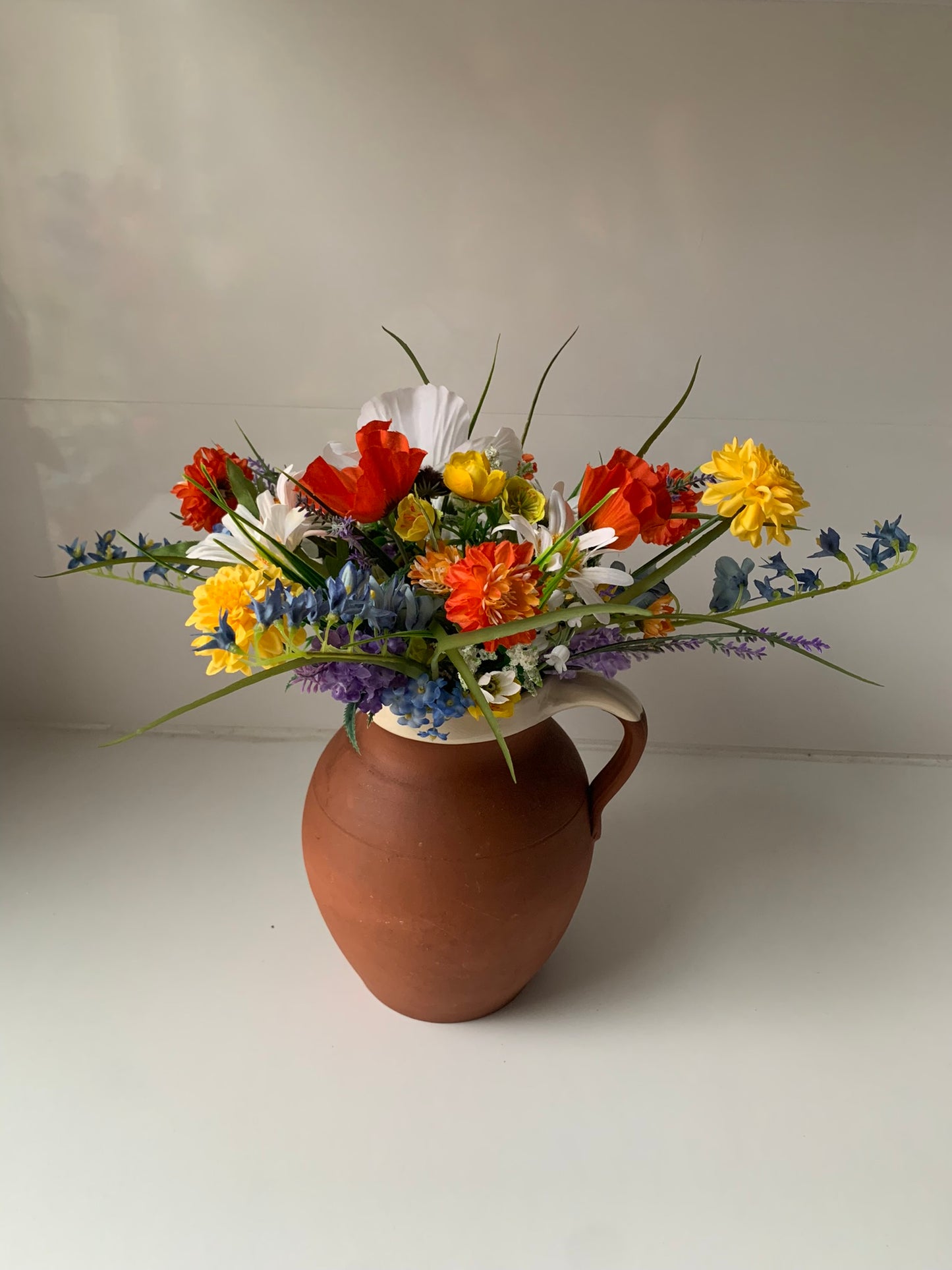 Wildflower Ceramic Jug Vase